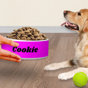 Écuelle Chien de compagnie personnalisé moderne élégant ro