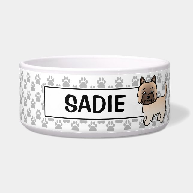 Écuelle Chien de dessin animé Wheaten Cairn Terrier (Devant)