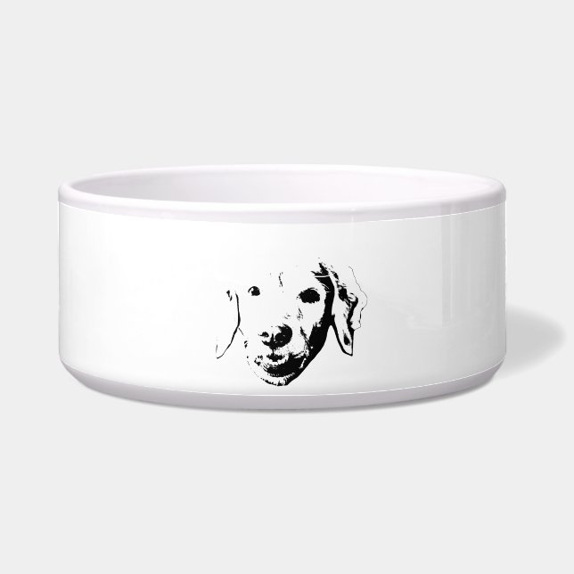 Écuelle Chien de repas comique (Devant)