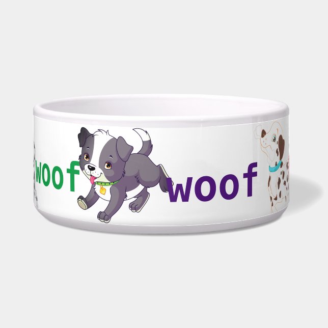 Écuelle Chien en céramique Bowl (Devant)