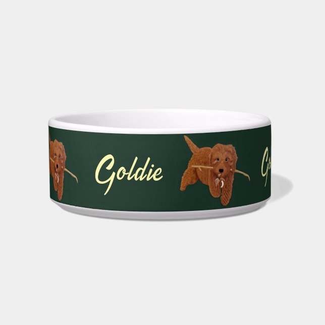 Écuelle Chien Goldie Golden Doodle (Devant)
