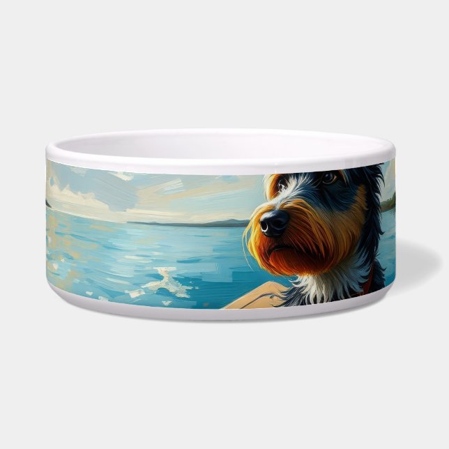 Écuelle Chien sur un bateau (Devant)