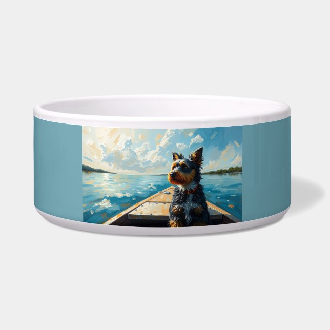 Écuelle Chien sur un bateau (Devant)