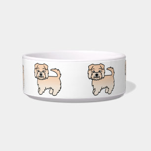 Écuelle Chiens de dessin animé mignons Wheaten Norfolk Ter