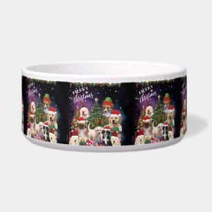 Écuelle chiens Joyeux Noël Lumière