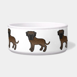 Écuelle Chiens mignons en bandes dessinées Mastiff anglais