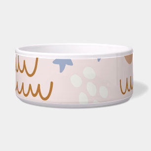 Écuelle Chiens mignons, étoiles, lignes : vintage sans sou
