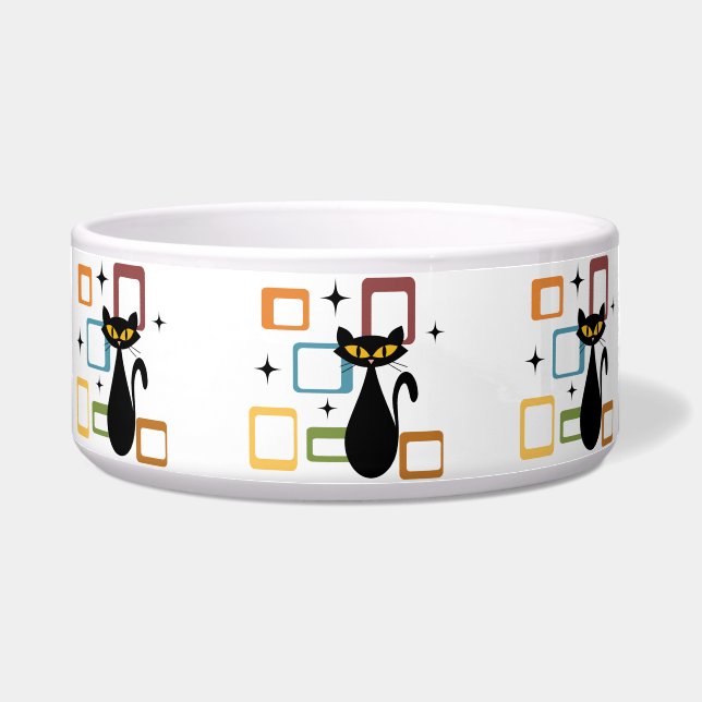 Écuelle Chiffre noir du milieu du siècle (Devant)