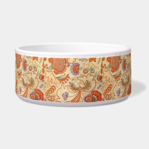 Écuelle Chintz Floral Antique Terracotta Français Vintage