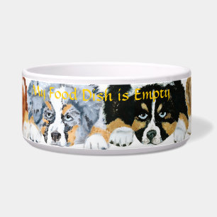 Écuelle Chiots australiens 4 couleurs