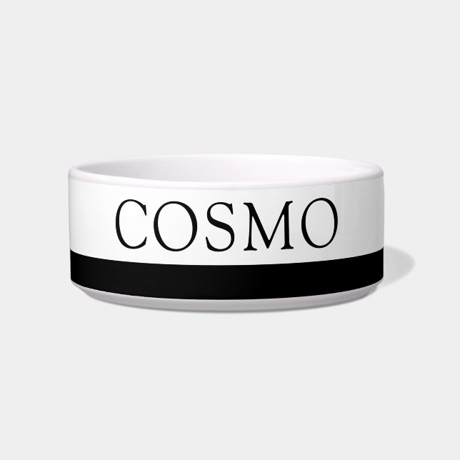 Écuelle Choisir N'Importe Quelle Couleur Personnalisée Nom (Devant)