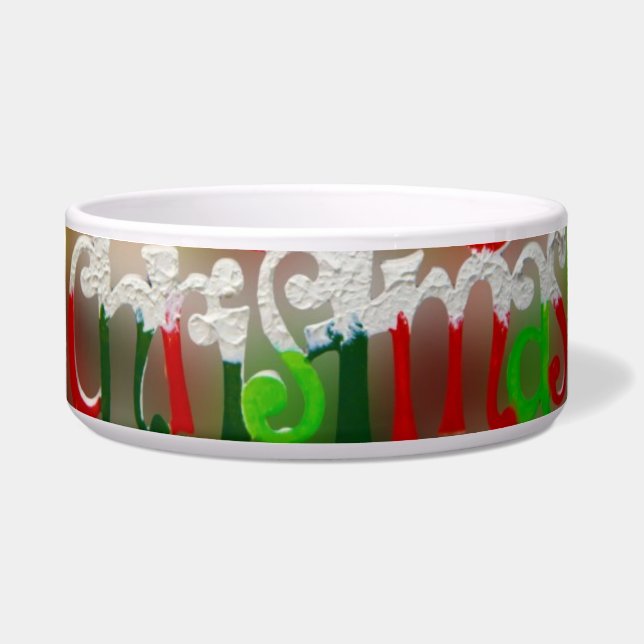 Écuelle Christmas Pet Bowl (Devant)