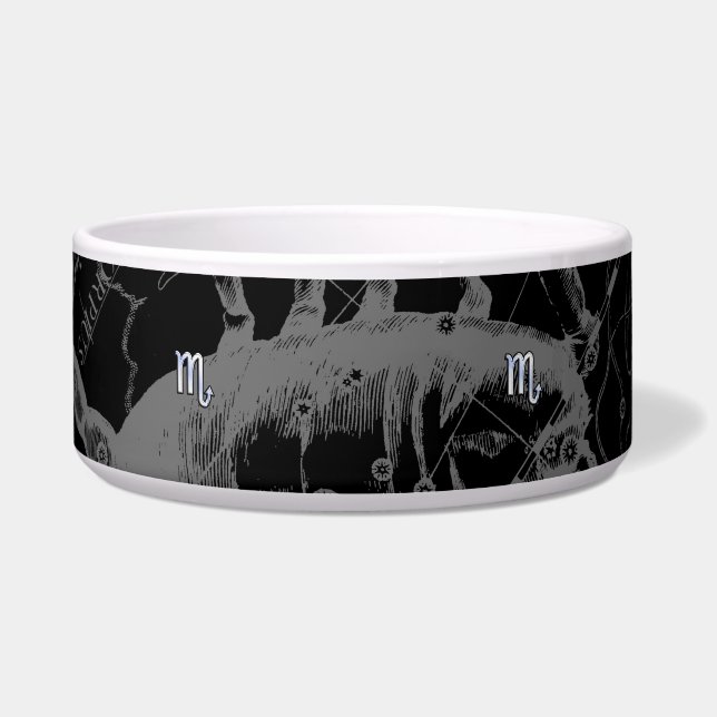 Écuelle Chrome comme Scorpio Zodiac Symbole sur Hevelius (Devant)