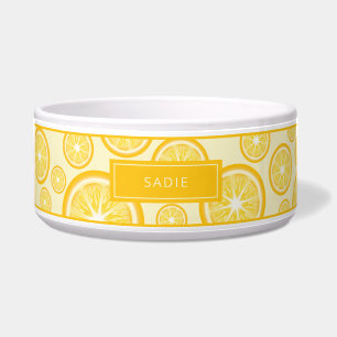 Écuelle Citrus Citrus Motif Fruit avec nom de l'animal