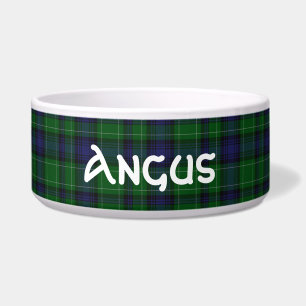 Écuelle Clan Abercrombie Tartan personnalisé Plaid Pet Bow