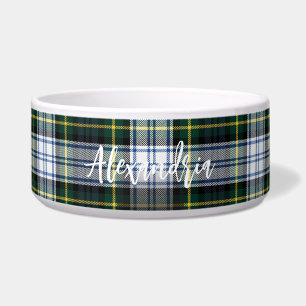 Écuelle Clan Rustique Plaid Personnalisé Gordon Tartan