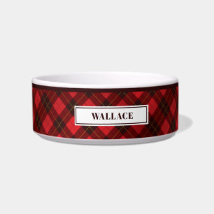 Écuelle Clan Tartan personnalisé Wallace Plaid Motif