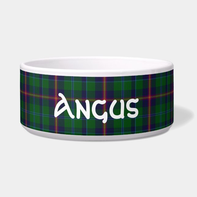 Écuelle Clan Young Custom Tartan Plaid Pet Bowl (Devant)
