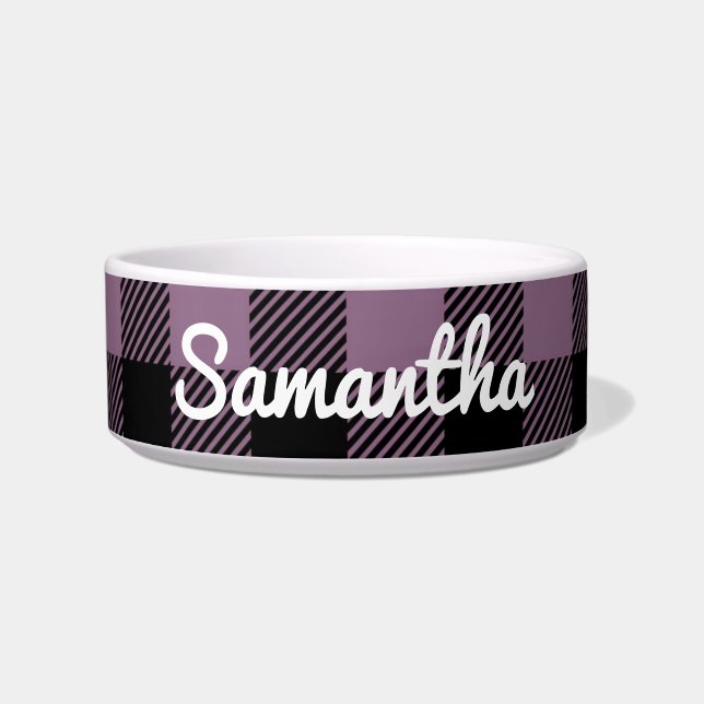 Écuelle Classique Violet Buffalo à carreaux Plaid Personna (Devant)