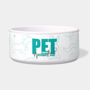 Écuelle Clinique vétérinaire moderne logo bleu