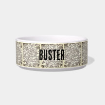 Cobblestone de galets rustiques Design Pet Bowl