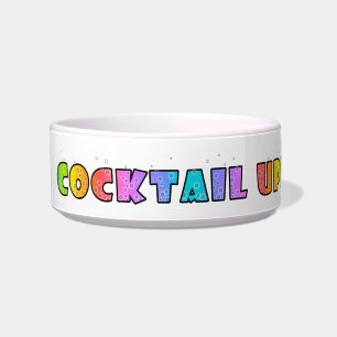 Écuelle COCKTAIL ! CUVETTE d'ANIMAL FAMILIER ou de