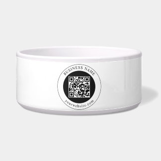 Écuelle Code QR avec nom d'entreprise modifiable