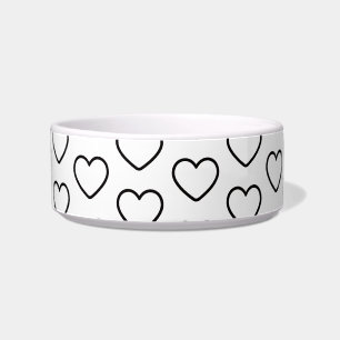 Écuelle Cœur Amour Chat Chien à pois