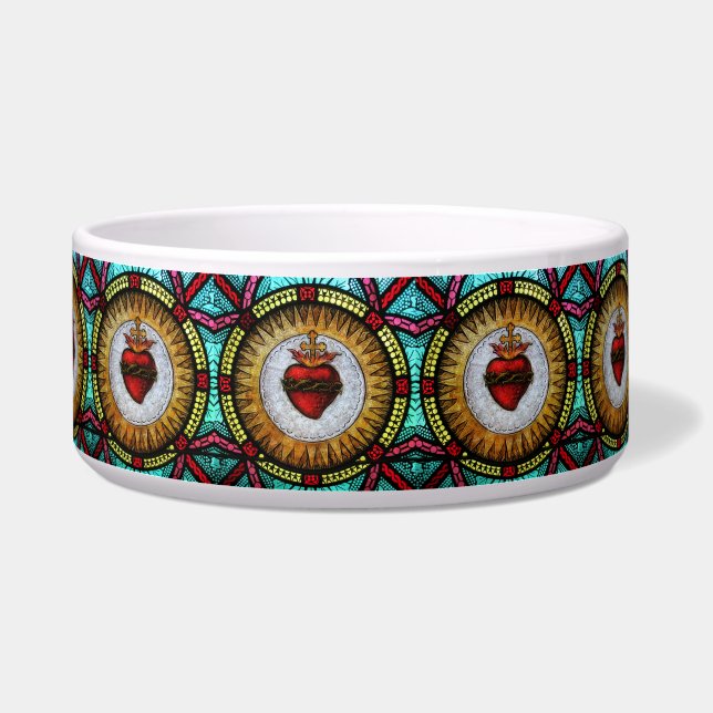 Écuelle Coeur sacré de Jésus Prière religieuse catholique (Gauche)