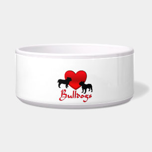 Écuelle Cœurs Bulldogs
