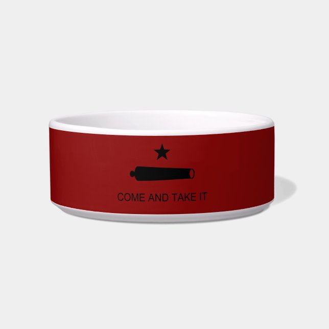 Écuelle Come & Take It ! Flag de Texas State (Devant)