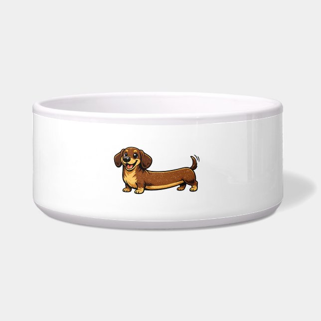 Écuelle Conception de chien sausage Wiener Dachshund (Devant)