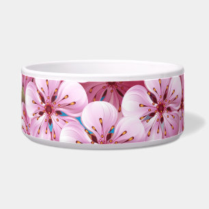 Écuelle Cône rose Sakura crème glacée gaufre