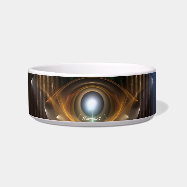 Écuelle Contempler Oz Fractal Art Pet Bowl (Devant)