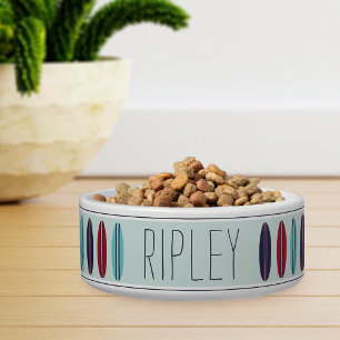 Écuelle Cool Personnalisé Plage Surf Motif Animaux de comp