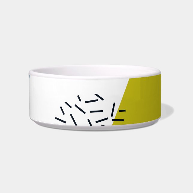 Écuelle Cool, tendance, moderne, vert Memphis (Devant)