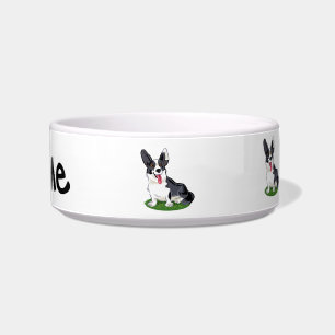 Écuelle Costumé bol pour animal de compagnie, corgi cardig