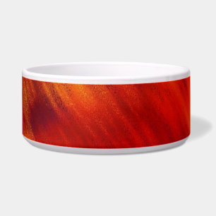 Écuelle Coucher de soleil Orange Pet Bowl