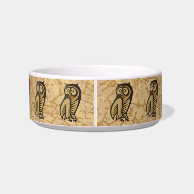 Écuelle Couleur du symbole de hibou (Dos)