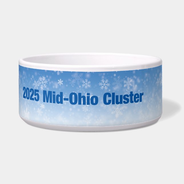 Écuelle Coupe de la meute canine du cluster Mid-Ohio NCBMD (Devant)