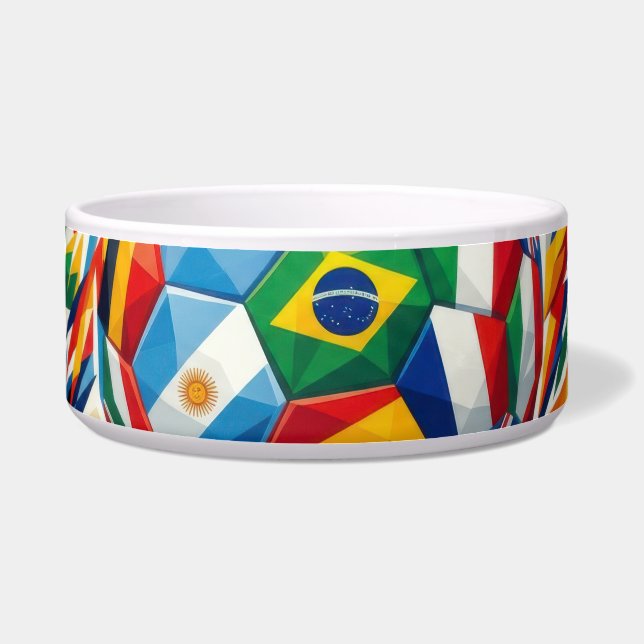 Écuelle Coupe du Monde 2026 Drapeau des Nations Bol pour a (Devant)