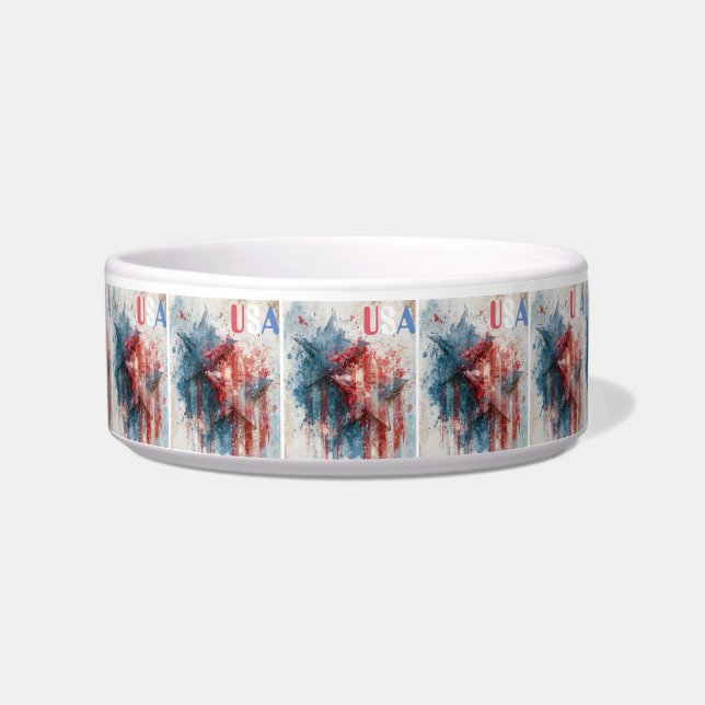 Écuelle Coupe pour animaux USA (Devant)