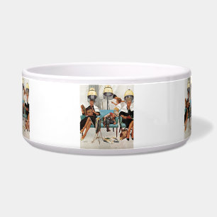 Écuelle Cowboy endormi dans le salon de beauté