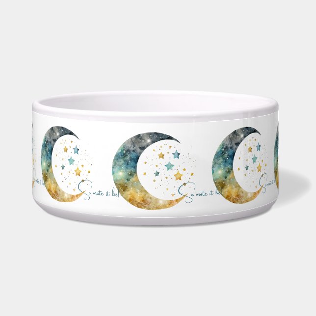 Écuelle Créez votre propre aquarelle Crescent Moon & Stars (Devant)