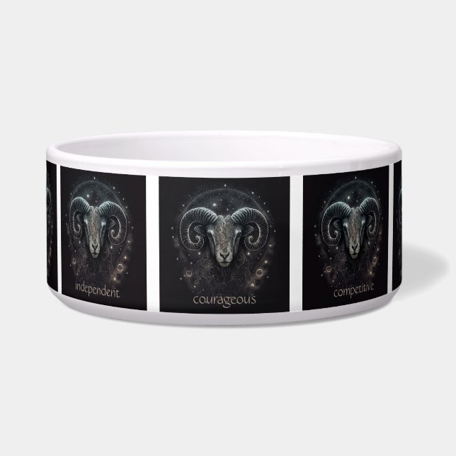 Écuelle Créez votre propre Aries zodiaque d'astrologie mys (Devant)