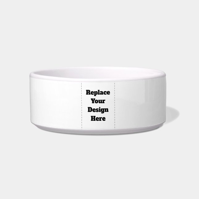 Écuelle Créez votre propre blanc  (Devant)