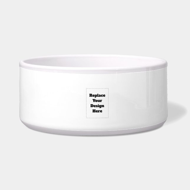 Écuelle Créez votre propre blanc  (Devant)