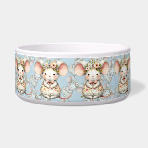 Écuelle Cuisine Florale Souris Couronne Fleur