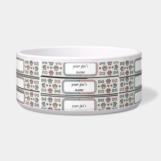 Écuelle Custom Hygge Pet Bowl Personalized Dog or Cat Food