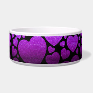 Écuelle Cute chiot Amour Coeur Motif Parties scintillant c